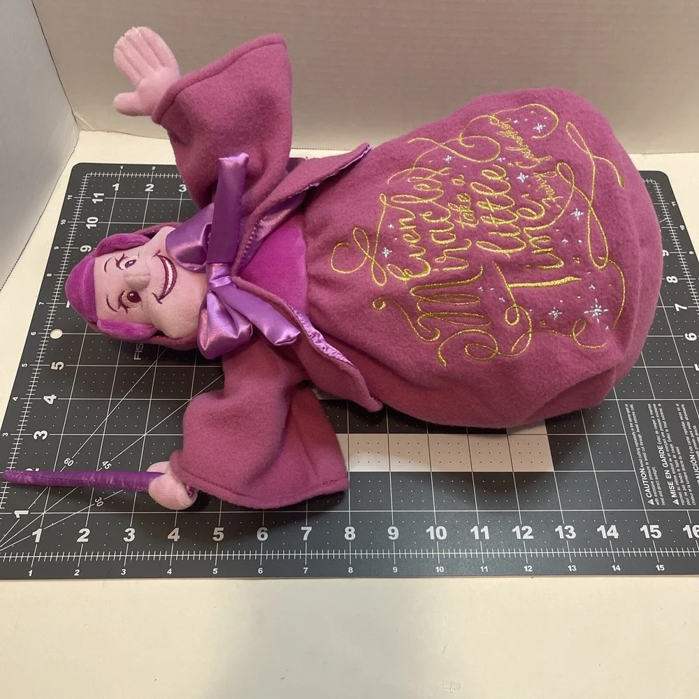 Disney Wisdom Plush Fairy Godmother Cinderella December Limited‎ Release 12 NWT